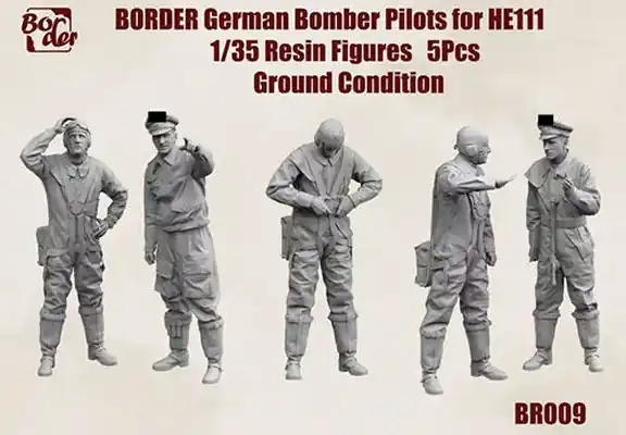He 111 Piloti bombardieri - 1/350 - BORDER MODEL BR009 Prezzo Ridotto