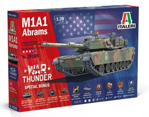 Offerta Speciale M1A1 Abrams War Thunder 1/35 - ITALERI 35108