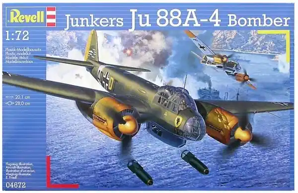 Junkers Ju 88A-4 Bomber 1/72 - REVELL 04672 Scelto Dai Clienti