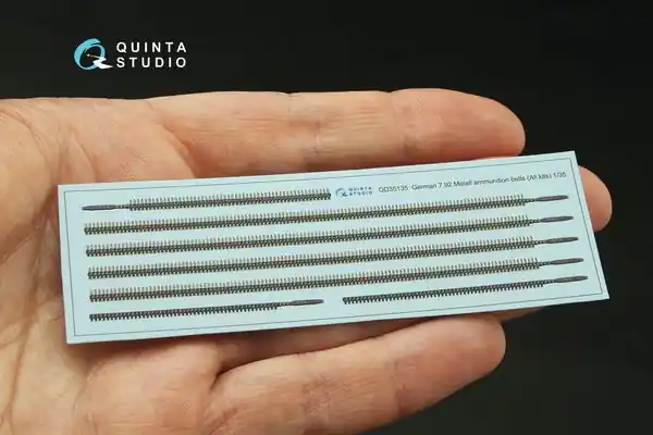 Cinture per munizioni 7.92 in metallo tedesche 3D 1/35 - QUINTA STUDIO QD35135 Scelto Dai Clienti