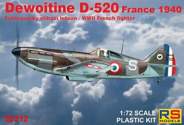 A Buon Prezzo Dewoitine D-520 - 1/72 - RS MODELS 92312