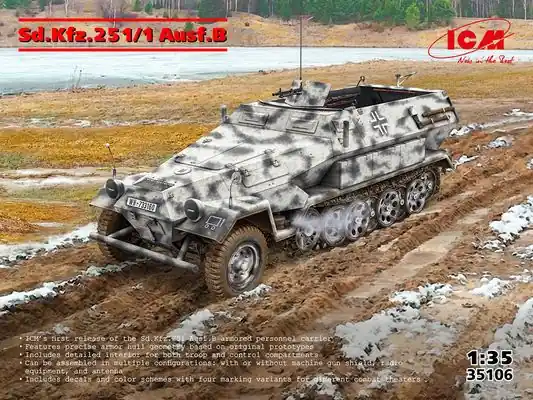 Popolare Sd.Kfz.251/1 Ausf.B 1/35 - ICM 35106