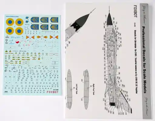 Sukhoi Su-24M Decals e Stencil 1/72 - FOXBOT 72078 Occasione Imperdibile