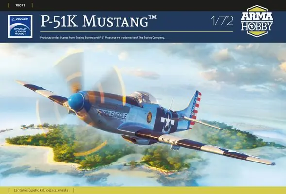 Prezzo Ridotto P-51K Mustang 1/72 - ARMA HOBBY 70071