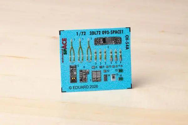 Nuovo Arrivo Sikorsky CH-54 A Tarhe SPACE Decals 3D 1/72 - EDUARD 3DL72093