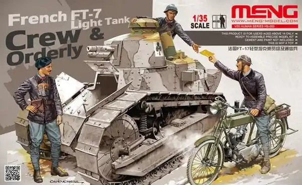 Offerta Lampo Equipaggio e attendenti FT-17 1/35 - MENG MODEL HS005