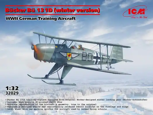 Bücker Bü 131D 1/32 - ICM 32029 Sconto