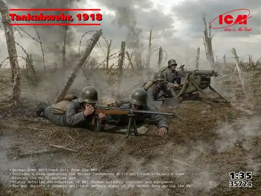 A Buon Prezzo Tankabwehr 1918 - 1/35 - ICM 35724