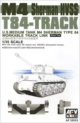Offerta Lampo Maglia di collegamento del cingolo T84 M4 Sherman HVSS 1/35 - AFV CLUB AF35033V