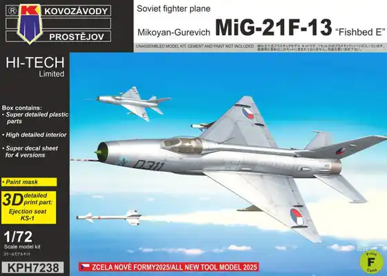 Nuovo Arrivo MiG-21F-13 - 1/72 - KOVOZAVODY PROSTEJOV KPH7238
