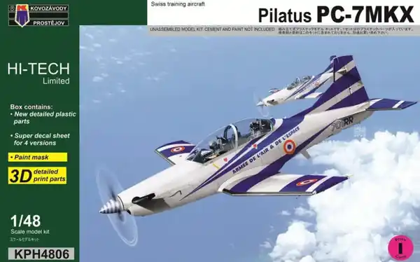 Nuovo Arrivo Pilatus PC-7MKX 1/48 - KOVOZAVODY PROSTEJOV KPH4806
