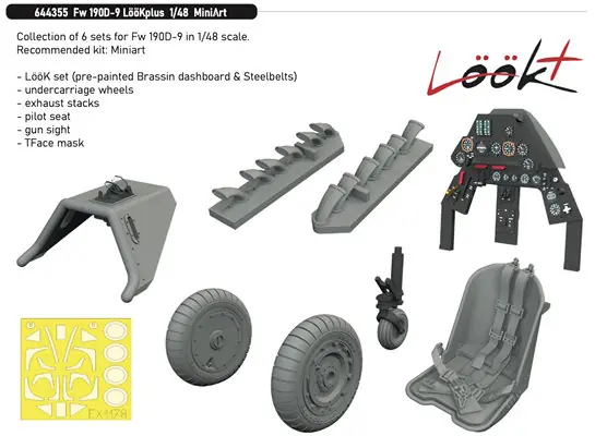 Soddisfatti O Rimborsati Focke Wulf Fw-190 D-9 - Set LooKplus 1/48 - EDUARD 644355