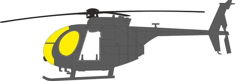 Occasione Imperdibile Hughes AH-6 J - TFace MASK 1/48 - EDUARD EX1186
