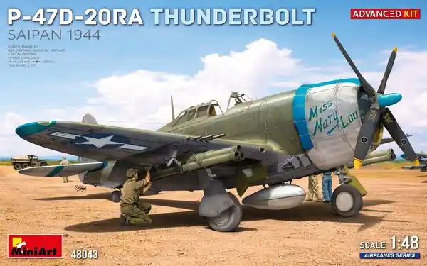P-47D-20RA Thunderbolt 1/48 - MINIART 48043 Popolare