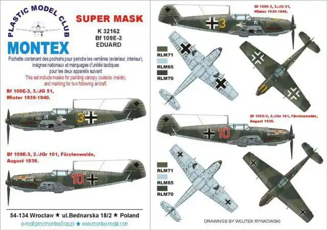 Messerschmitt Bf 109 Bf 109 E-3 EDUARD Popolare