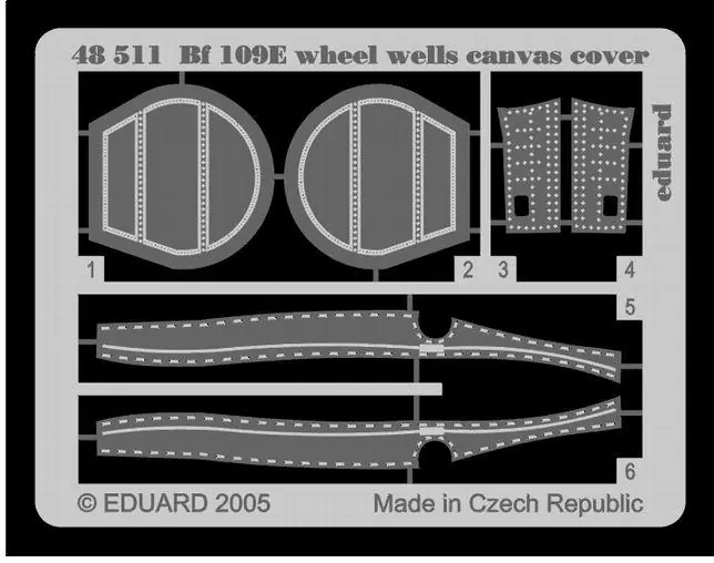 Acquista Ora Messerschmitt Bf 109 Bf 109E WHEEL WELLS CANVA