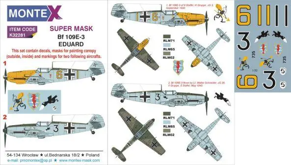 Compra Online Messerschmitt Bf 109 Bf 109E-3