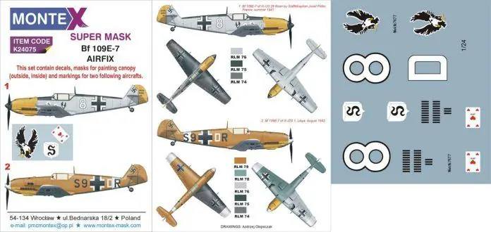 Messerschmitt Bf 109E-7 Saldi