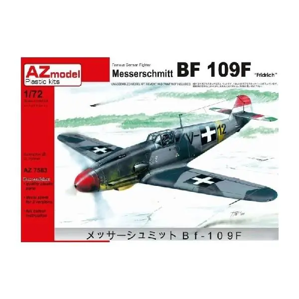 AZ MODEL AZ7563 Messerschmitt Me-109F "FRIDRICH" Offerta Del Giorno