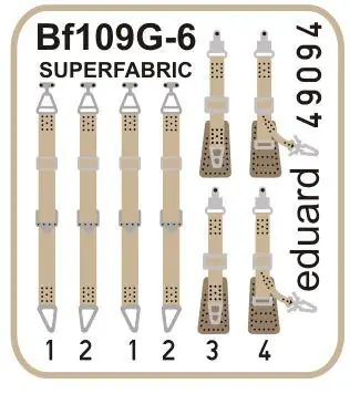 Messerschmitt Bf 109 Bf 109G CINTURE DI SICUREZZA Sconto
