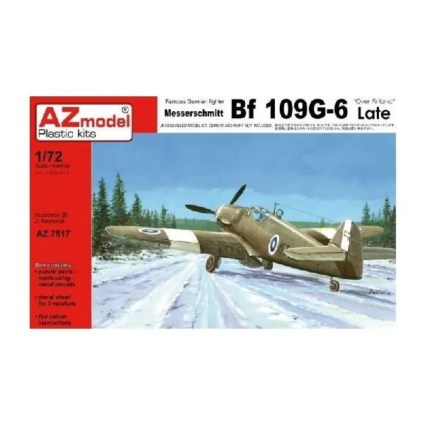 AZ MODEL AZ7517 Messerschmitt Me-109G-6 Subito Disponibile