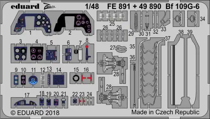 Ultime Pezzi Messerschmitt Bf 109 Bf 109G-6