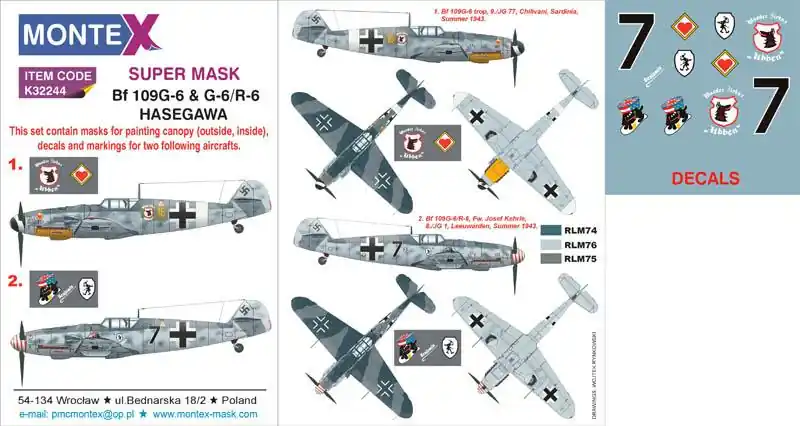 Popolare Messerschmitt Bf 109 Bf 109G-6 & G-6/R-6