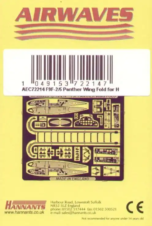 Soddisfatti O Rimborsati Grumman F9F-2/5 Panther wingfold