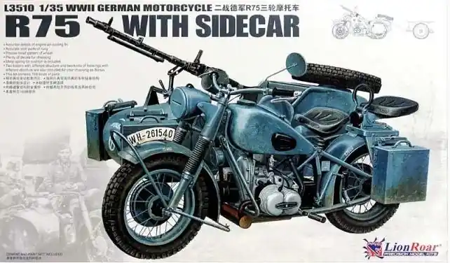 BMW R75 with Sidecar Professionale