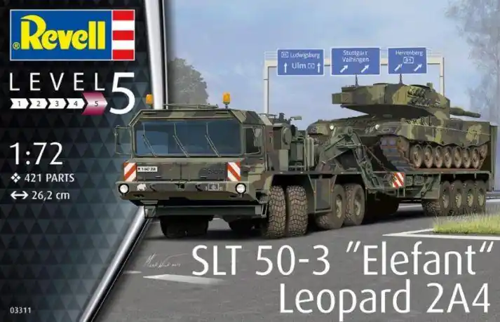 REVELL 03311 SLT 50-3 ‘Elefant‘ & Leopard 2A4 Quantità Limitata