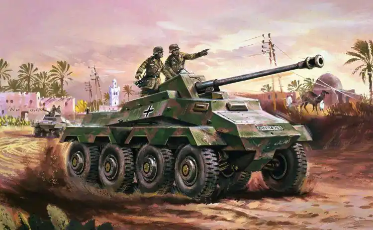 Professionale AIRFIX A01311V SDKFz.234 Armoured Car