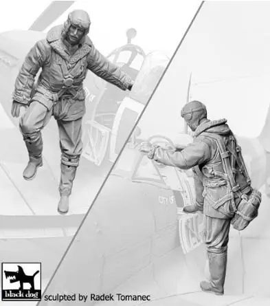 Non Perdere RAF Fighter pilots 1940-45 set No.4 (2 fig.)