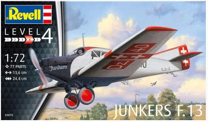 REVELL 03870 Junkers F.13 Promozione