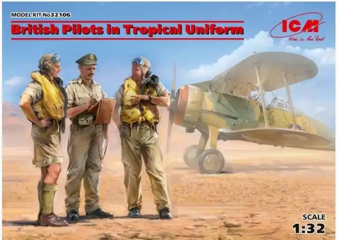 British Pilots in Tropical Uniform (1939-1943) Quantità Limitata