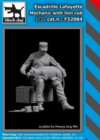 Offerta Limitata Escadr.Lafayete Mechanic w/ lion cub (1 fig.)