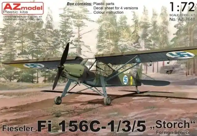 Novità AZ MODEL AZ7647 Fieseler Fi 156C-1/3/5