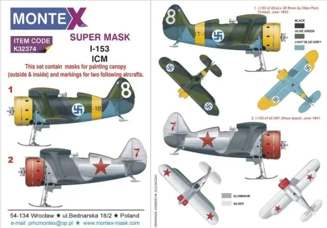 Polikarpov I-153 Novità