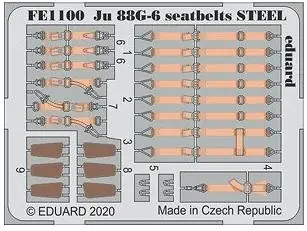 Offerta Lampo Ju88G-6 Seatbelts Steel