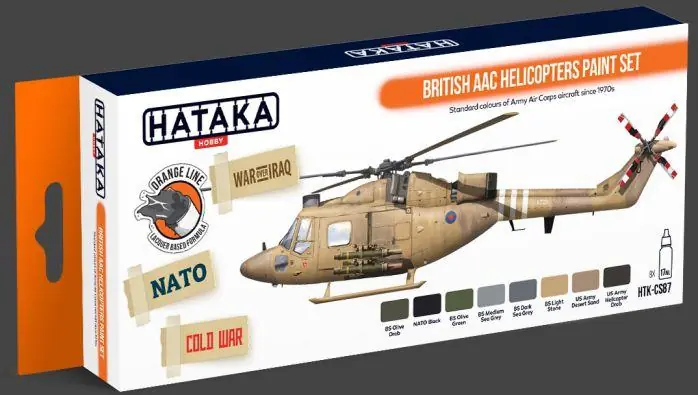 British AAC Helicopters paint set Prezzo Scontato