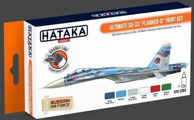 Esclusivo Ultimate Su-33 „Flanker-D” paint set