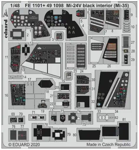 Mi-24V black interior (Mi-35) Prezzo Scontato