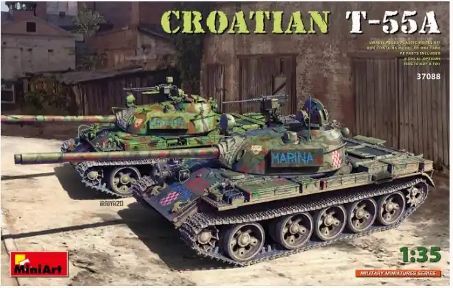 Croatian Medium Tank CROATIAN T-55A Più Venduto
