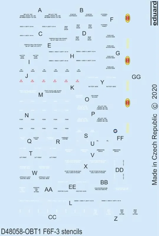 F6F-3 stencils Promo Stagionale