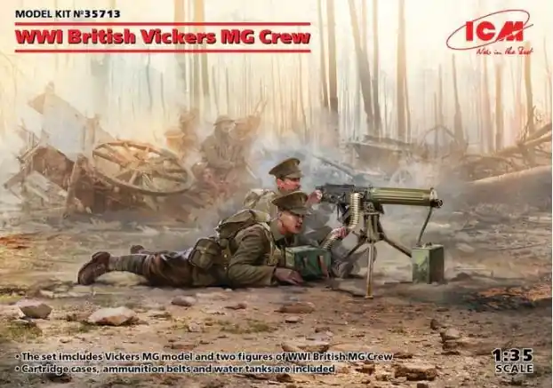 WWI British Vickers MG Crew Offerta Del Giorno