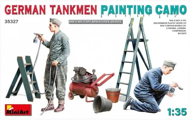 Offerta Lampo German Tankmen painting Camo
