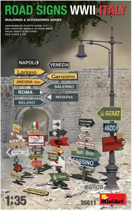 Road Signs WWII Italy Ultima Occasione
