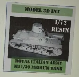 Ultime Pezzi M11/39 MEDIUM TANK